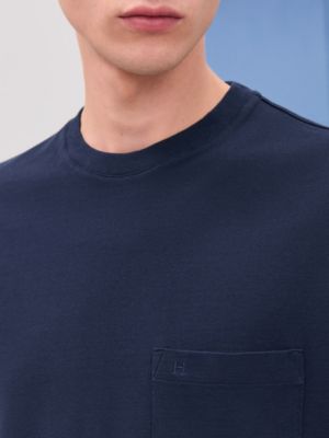 "H" embroidered T-shirt, View: Worn, worn, view 4 of 4
