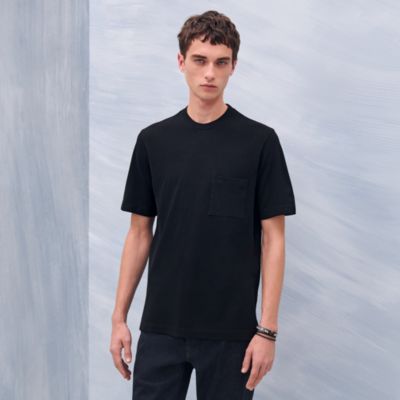 H embroidered T-shirt