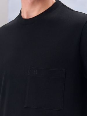 "H" embroidered T-shirt, View: Worn, worn, view 3 of 3