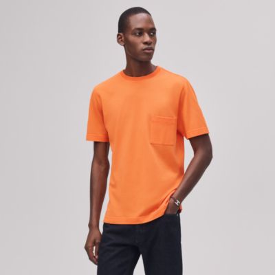 HERMES-PARIS アルファベットプリント Tシャツ M 2025新商品 HERMES-PARIS アルファベットプリント Tシャツ M