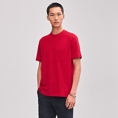 "H" embroidered T-shirt