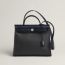 Herbag Zip 31 bag, noir/écru/noir/bleu indigo, no stock