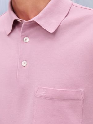 "H" embroidered buttoned polo shirt, View: Worn, worn, view 3 of 3