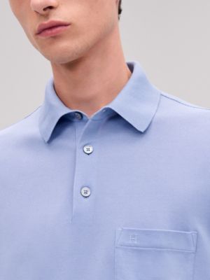 "H"刺繡鈕扣領polo衫, 檢視: 佩戴, worn, 檢視共3張圖片的第3張