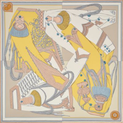 Zouaves et Dragons wash scarf 90