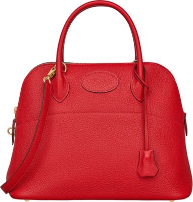 red hermes purse