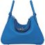 Lindy 30 bag, bleu zellige