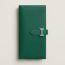 Cartera Béarn Soufflet verso, vert moyen/vert foncé