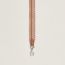 Sangle Cavale 25&nbsp;mm bag strap, écru/beige/gold
