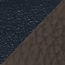 Piel de cinturón reversible 32&nbsp;mm, bleu marine/gris étain
