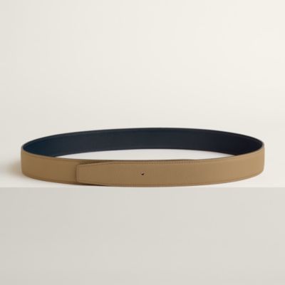 Reversible leather strap 32 mm