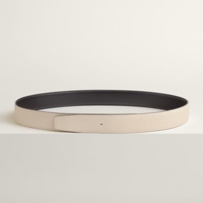 Reversible leather strap 32 mm