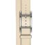 Apple Watch Hermès 42&nbsp;mm Attelage Double Tour錶帶, 粉筆白