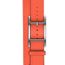 Correa Apple Watch Hermès Double Tour 42&nbsp;mm Attelage, orange field