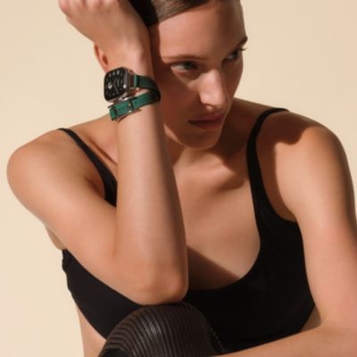 1641 Apple Watch エルメス ブラックレザー HERMES Apple Watch