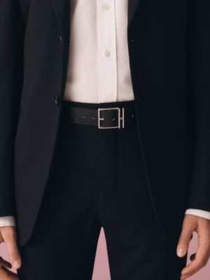 Nathan 32 reversible belt, View: Worn, worn, view 2 of 3