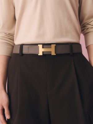 Constance belt buckle & Reversible leather strap 38&nbsp;mm, View: Worn, worn, view 4 of 4