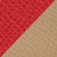 Reversible leather strap 32&nbsp;mm, trench/rouge radieux