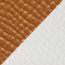 Reversible leather strap 38&nbsp;mm, gold/blanc