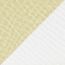 Reversible leather strap 38&nbsp;mm, jaune Milton/blanc
