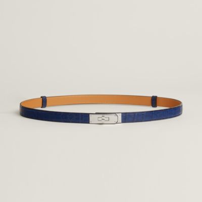 【エレガントなケリーバックル】HERMES ベルト Kelly 18 白 Kelly 18 belt | Hermès Canada