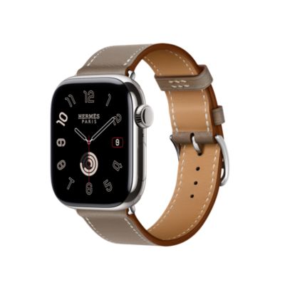 HERMESレザーバンド Applewatchバンド 40mm （レザーストラップ 