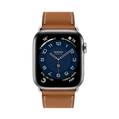 Band Apple Watch Hermès Single Tour 45 mm | Hermès Canada