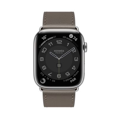 Band Apple Watch Hermes Single Tour 45 mm | Hermès Canada