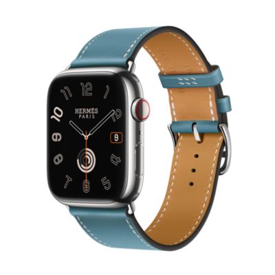 Band Apple Watch Hermès Single Tour 45 mm | Hermès USA