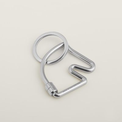 Hermes Vintage 1970s Sterling Silver 925 Chaine D'Ancre Key