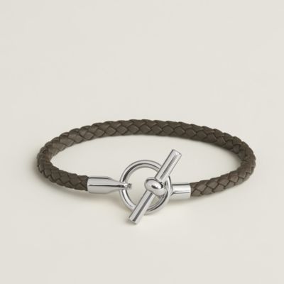 アクセサリー HERME TOURNIS SWIFT CALFSKIN BRACELET rizkybillar wearing #Hermes Tournis Tresse bracelet in Swift