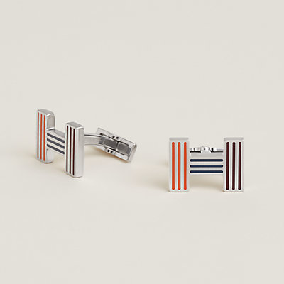 H au Carre cufflinks | Hermès USA H au Carre cufflinks | Hermès USA