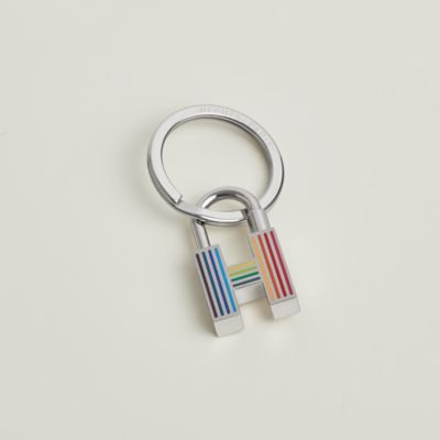 HERMES key ring key holder Illusion Key key ring Orange Pop
