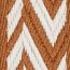Sangle Zigzag 25&nbsp;mm bag strap, gold/blanc/gold
