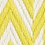 Sangle Zigzag 25&nbsp;mm bag strap, jaune citron/blanc/gold