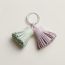 Carmen key ring, mauve pâle/vert fizz