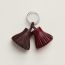 Carmen Uno-Dos key ring, rouge sellier/rouge H