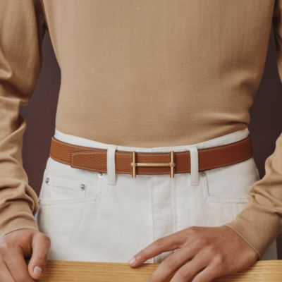 レッド - メンズ カーフレザーベルトコレクション | Hermès - エルメス