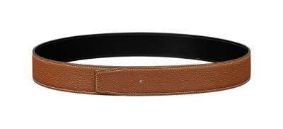 Reversible leather strap 38&nbsp;mm, View: front, front, view 3 of 3