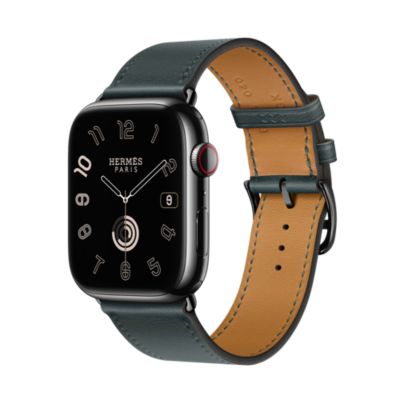 本日のみ値下げ)) Apple Watchエルメス　バンドベルトエトゥープサイズ40㎜用