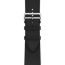 Band Apple Watch Hermes Single Tour 45&nbsp;mm Deployment Buckle, noir