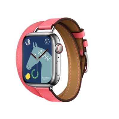 Band Apple Watch Hermès Double Tour 41 mm Attelage | Hermès 