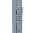 Band Apple Watch Hermès Double Tour 41&nbsp;mm Attelage, bleu lin