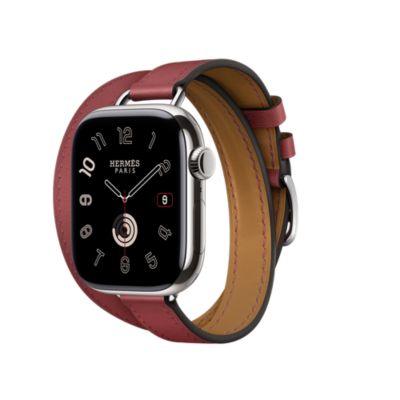 1982 Apple Watch エルメス アネモネ 紫 レザーバンド レザー