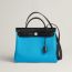 Herbag Zip 31 bag, bleu Riviera/noir