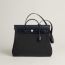 Herbag Zip 39 bag, noir/bleu indigo, no stock