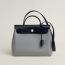 Herbag Zip 31 bag, gris Pantin/bleu indigo