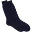 "H" embroidery socks, marine