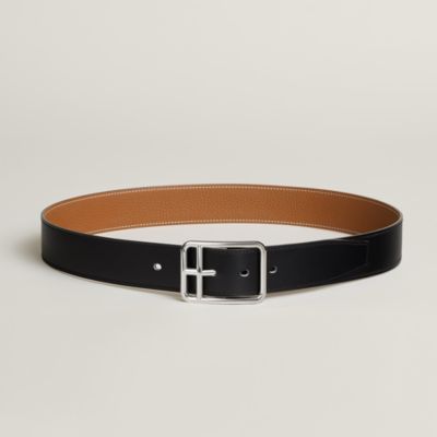 ピ*ク様 HERMES ブラックレザー ベルト HERMES(エルメス) レザーベルト ブラック サイズ 90｜【公式
