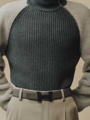 Constance belt buckle & Reversible leather strap 38&nbsp;mm, View: Worn, worn, view 3 of 3